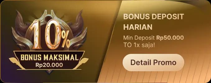 2# BONUS DEPOSIT HARIAN – TO 1X!